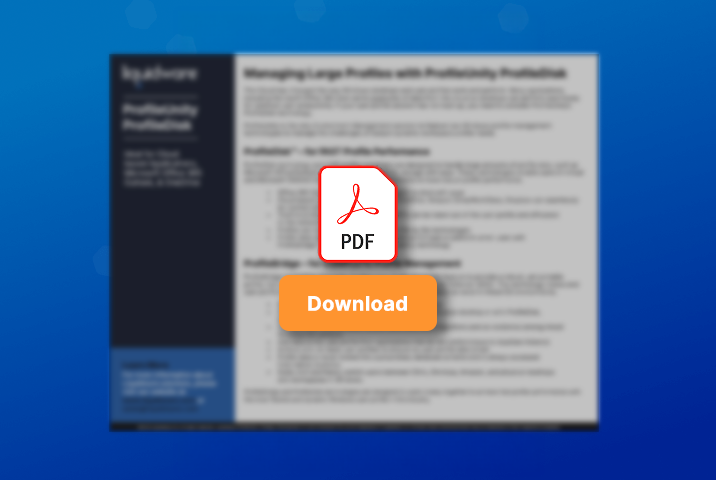 ProfileDisk Solution Brief