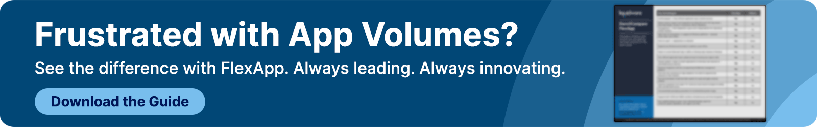 App Volumes Compare Guide