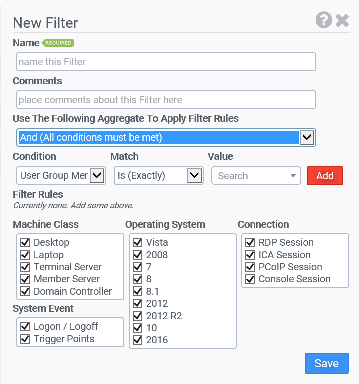 FlexApp-Filter Default